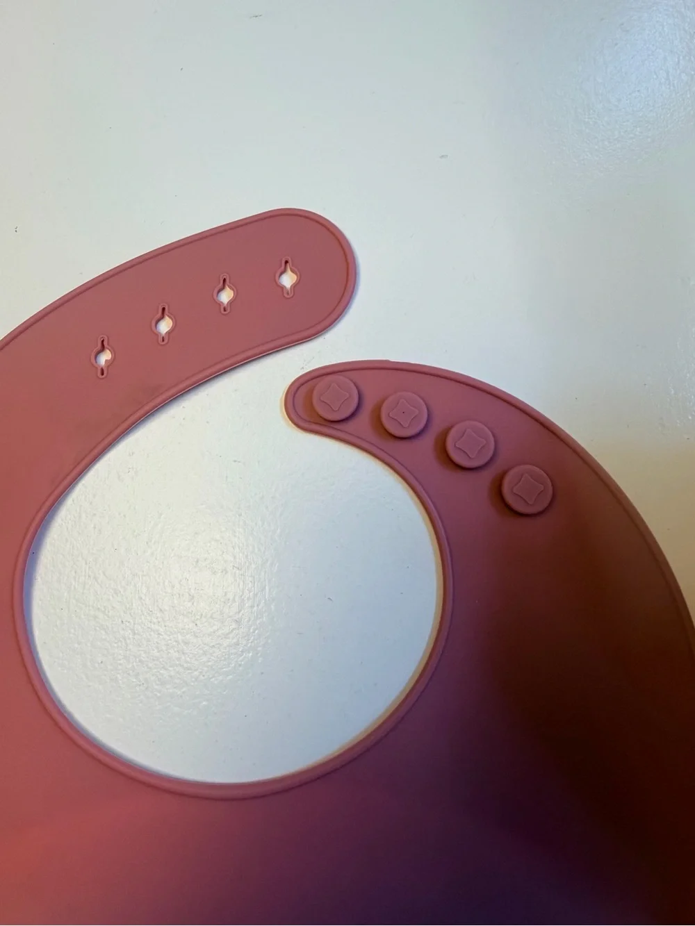 cloud island Silicone Bib Set - Blush and Rose Mix